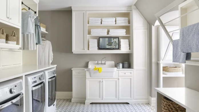 Functional Laundry Storage for Organized Utility Rooms